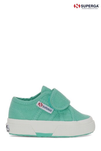 Superga Blue 2750 Baby Strap Trainers (D98217) | £30