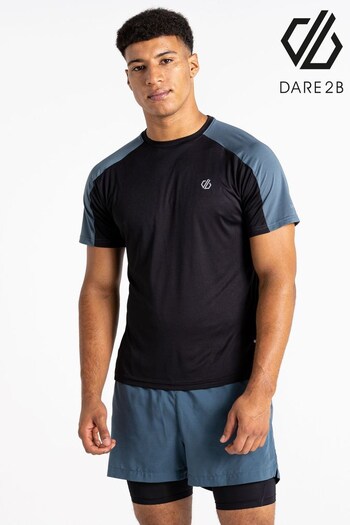 Dare 2b Black Discernible II Lightweight T-Shirt (D98224) | £16