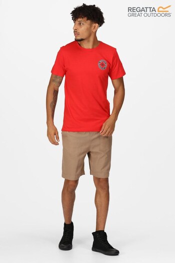 Regatta Red Cline VII Short Sleeve T-Shirt (D98581) | £18