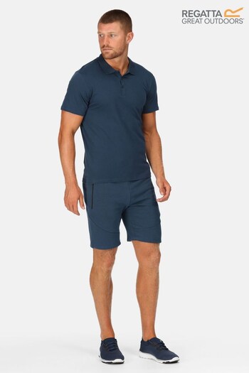 Regatta Blue Sinton Coolweave Polo Shirt (D98589) | £21