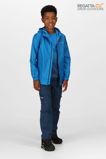 Regatta Kids Pack It Waterproof & Breathable Puddle Jacket (D98652) | £11.50