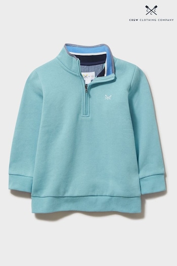 Crew Clothing Company Blue Cotton Casual Sweatshirt (D98823) | £28 - £36