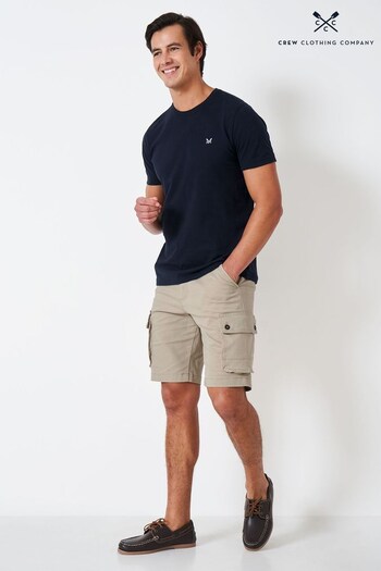 Crew Clothing Wool Company Natural Cotton Classic Casual Shorts (D98839) | £59