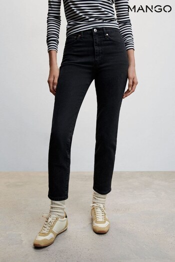 Mango Grey Slim Cropped Jeans (D98935) | £36