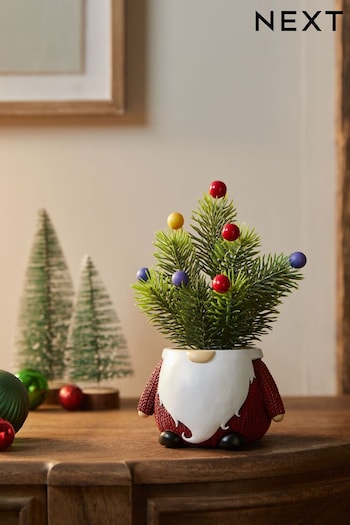 Green Artificial Mini Santa Tree (D99063) | £12