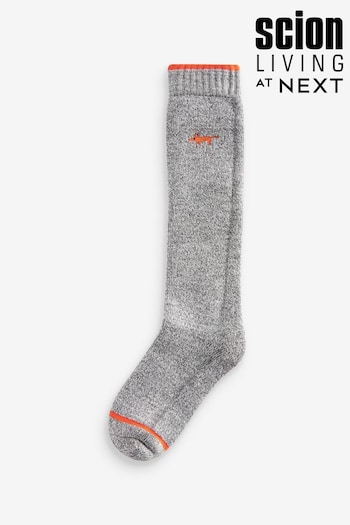 Grey Mr Fox Scion At Atelier-lumieresShops Welly Socks 1 Pack (D99090) | £12