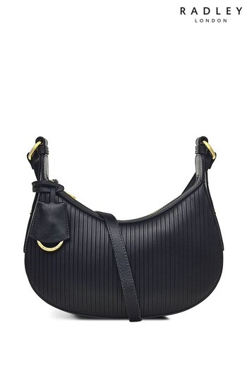 Radley London Clarence Road Black Small Zip Top Cross-Body Bag (D99113) | £199