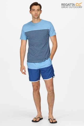 Regatta Blue Benicio Swim Shorts (D99223) | £28