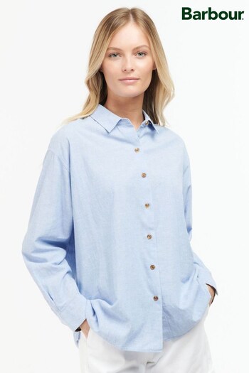 Barbour® Blue Rutherglen Chambray Shirt (D99370) | £80