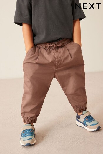 Brown Lined Parachute Trousers (3mths-7yrs) (D99649) | £13 - £15