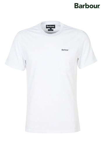 Barbour® White Langdon T-Shirt (D99736) | £40