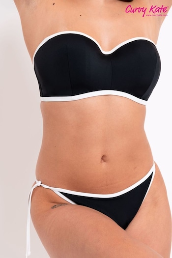 Curvy Kate Minimalist Bandeau Black Bikini Top (E00105) | £40