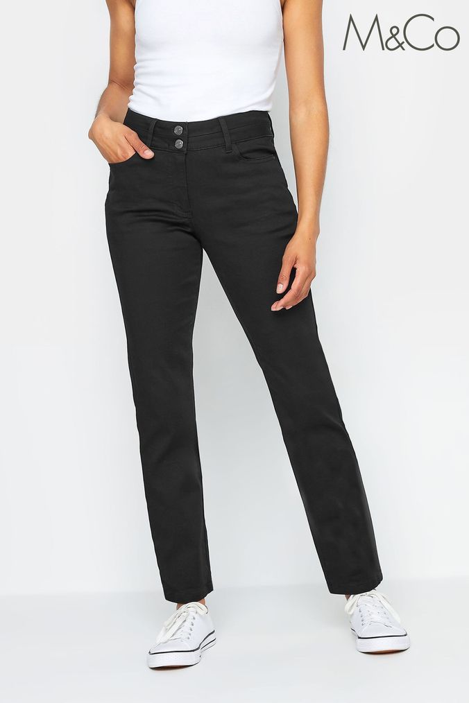 Women s Blue Straight Jeans Next Official Site