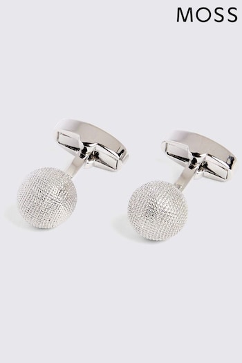 MOSS Grey Sphere Cufflinks (E00337) | £30