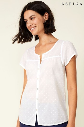 Aspiga White Shirt (E00426) | £55