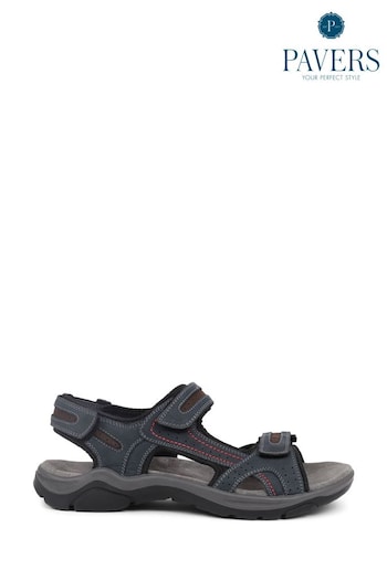 Pavers Touch Fasten Sandals (E00732) | £40