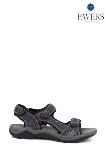 Pavers Adjustable Leather Sandals (E00743) | £40