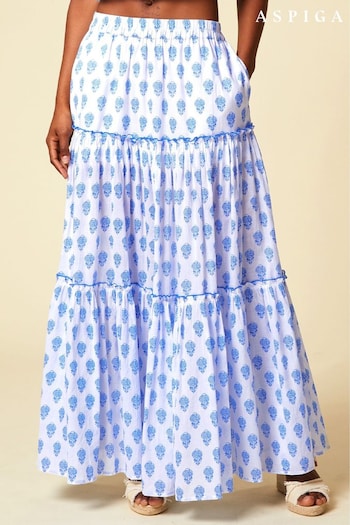 Aspiga Blue Bea Short Skirt (E00858) | £85
