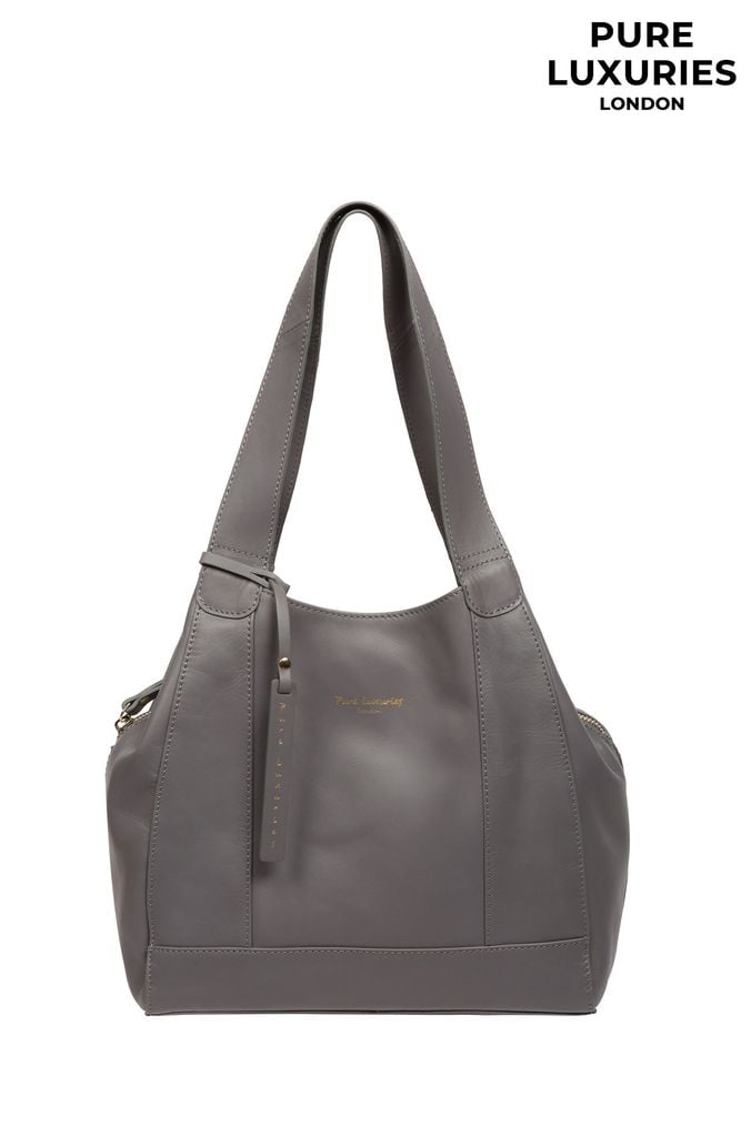 Grey leather handbags uk cheap