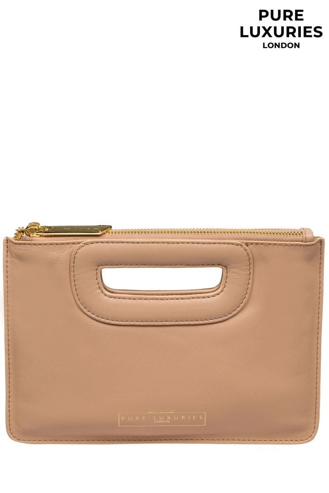 Next cream clutch bag new arrivals