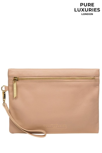 Pure Luxuries London Chalfont Leather Clutch Bag (E01074) | £35