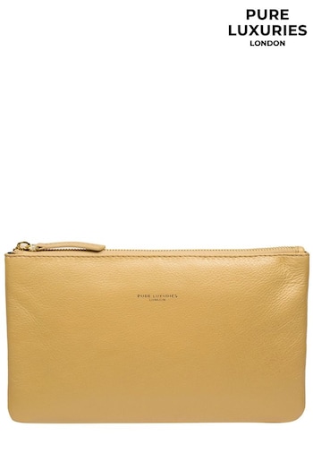 Pure Luxuries London Wilmslow Nappa Leather Clutch Bag (E01098) | £29
