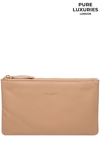 Pure Luxuries London Wilmslow Nappa Leather Clutch Bag (E01104) | £29