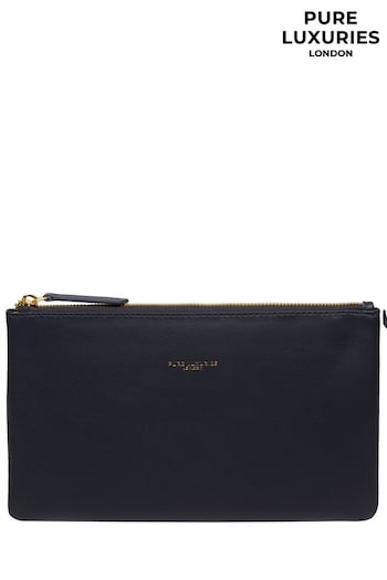 Pure Luxuries London Wilmslow Nappa Leather Clutch Bag (E01105) | £29