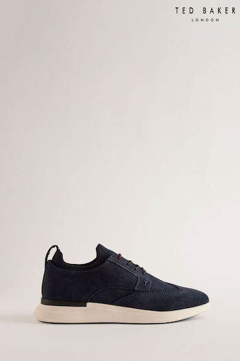 Ted Baker Blue Haltonn Casual Wing Tip Shoes (E01173) | £130