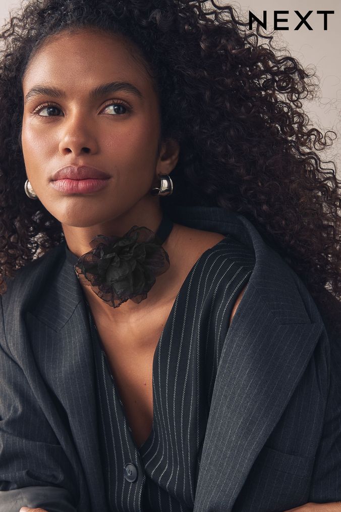 Buy Women s Black Choker Necklaces Online Next UK