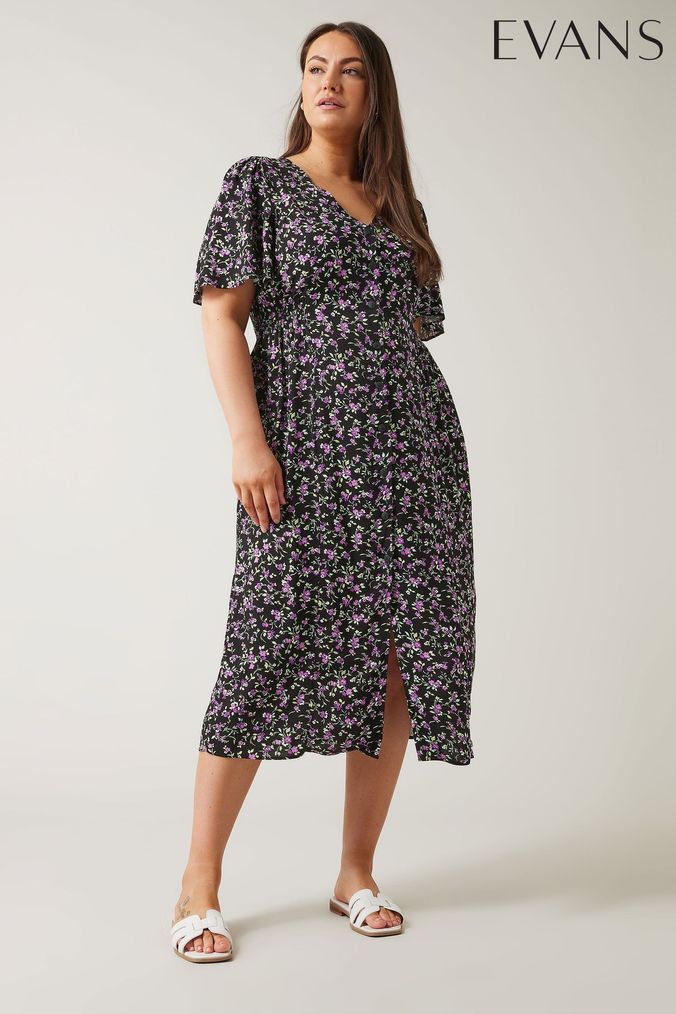 Buy Women s Purple Evans Curve Dresses Online Next UK