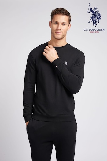 U.S. intarsia-knit Polo Assn. Mens Classic Fit Double Horsemen Sweatshirt (E01839) | £60
