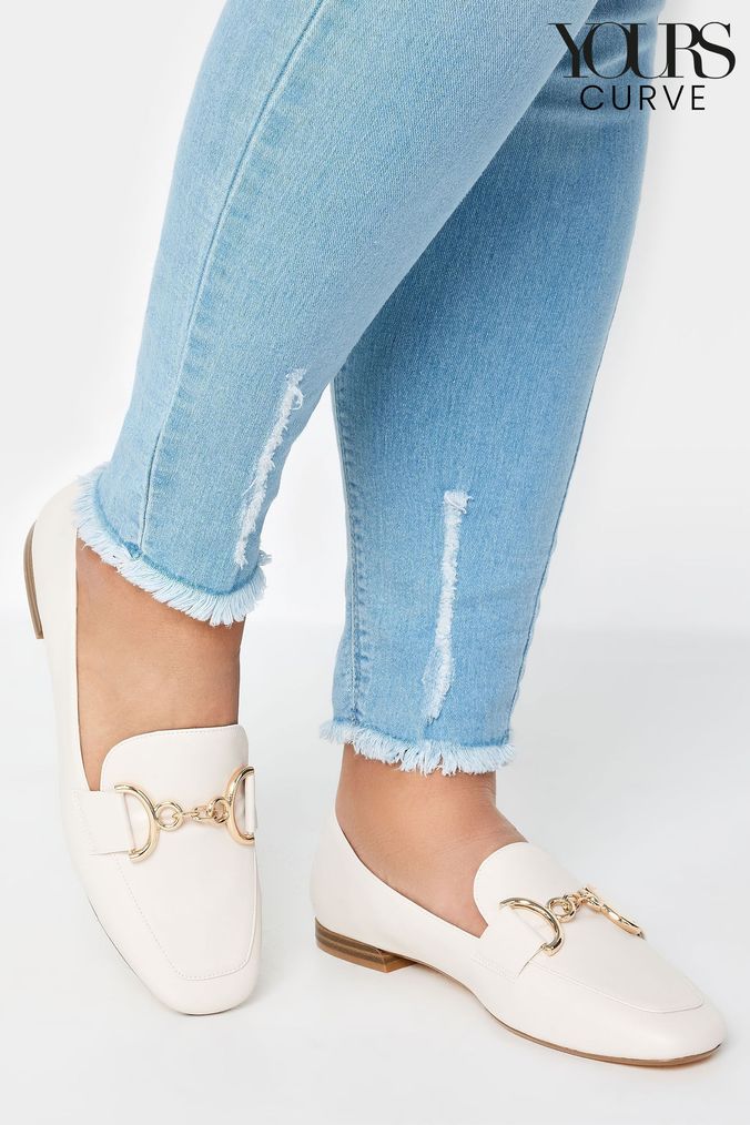 Next white flat shoes top