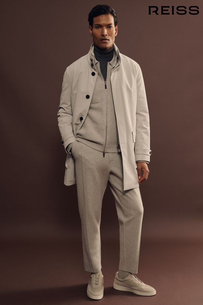 Reiss mens trench coat deals
