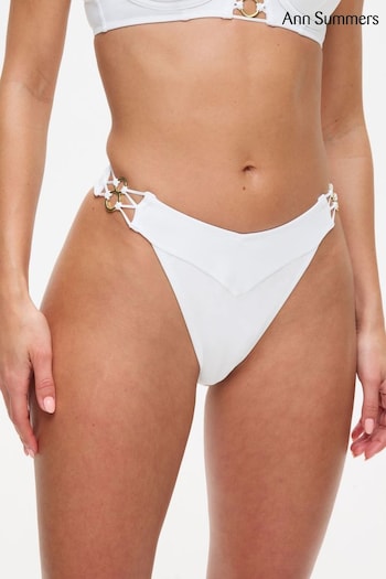 Ann Summers Miami Dreams Brazilian White Bikini Bottom (E02320) | £16