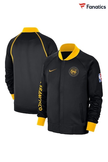 Fanatics Golden State Warriors City Edition Thermaflex Black Jacket (E02353) | £135
