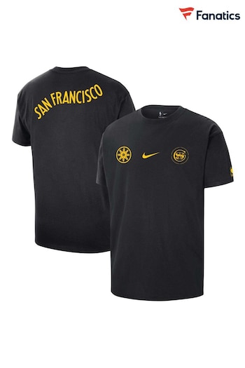 Fanatics Golden State Warriors City Edition Max 90 Black T-Shirt (E02363) | £38