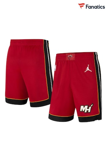 Fanatics Red Miami Heat Statement Swingman Shorts (E02369) | £60
