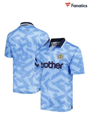 Fanatics Blue Manchester City 1992 Home Shirt (E02377) | £45