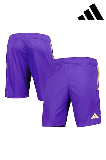 adidas Purple Real Madrid Training Shorts (E02392) | £38