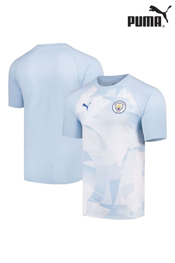 Puma Blue Manchester City Pre Match Jersey Shirt (E02419) | £50