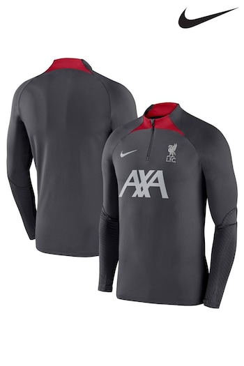 Nike hyper Grey Dri-FIT Liverpool Strike Drill Top (E02475) | £65