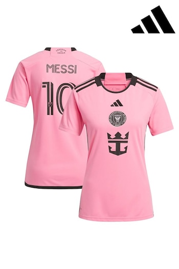 adidas Pink Inter Miami CF Home 2024 Messi Casuals Shirt (E02508) | £90