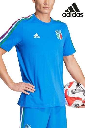 adidas Blue Italy DNA T-Shirt (E02512) | £33
