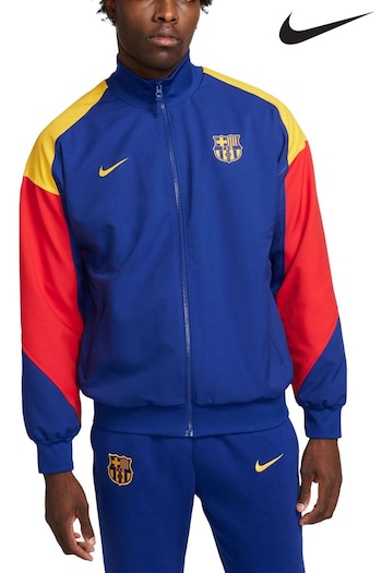 Nike Blue Dri-FIT Barcelona Strike Anthem Jacket (E02514) | £130