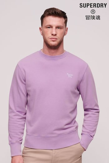 Superdry Purple Vintage Washed Sweatshirt (E02543) | £55
