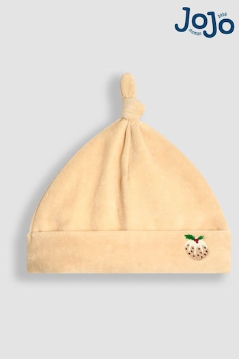 JoJo Maman Bébé Stone Puddings Velour Hat (E02555) | £5