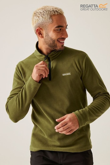 Regatta Green Thompson Half Zip Fleece (E02580) | £18