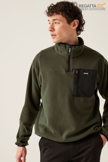 Regatta Green Frankie Quarter Zip Fleece (E02623) | £28