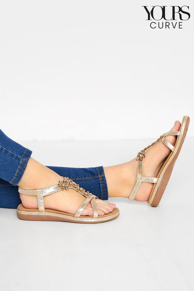 Buy Women s Sandals Yours Curve Flat Occasionwear Footwear Online PUMA Rider Sandal Women s Slides Dazzling Blue White High Risk Red AspennigeriaShops